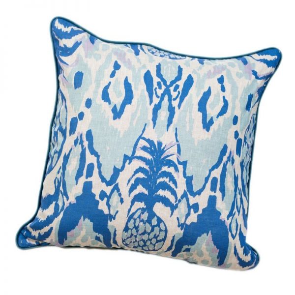 Blue pineapple Ikat