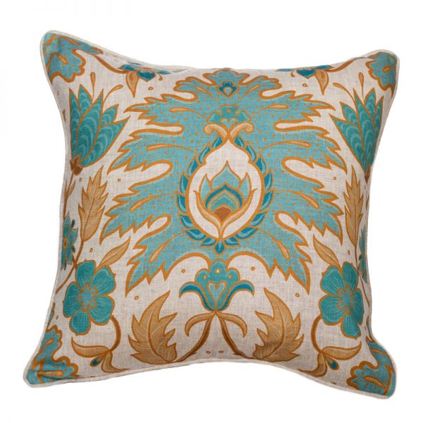 Teal and Gold Pattern