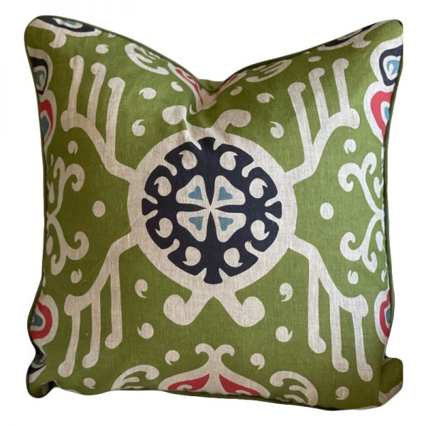 Green Tribal Ikat