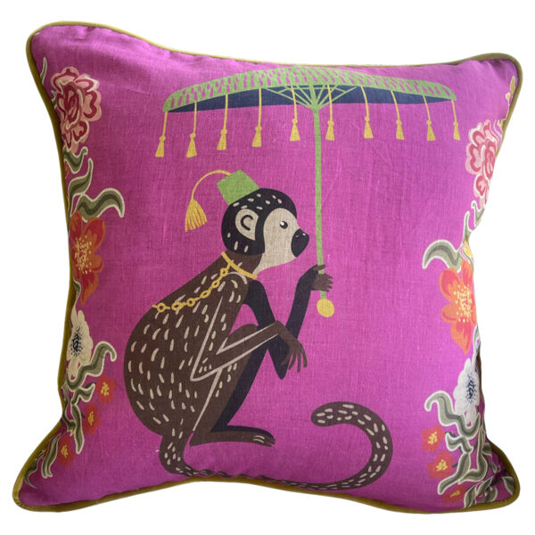 Cerise Umbrella Monkey